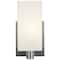 Access Lighting Archi, 1 Light Wall Sconce  Vanity, Brushed Steel Finish, Opal Glass 50175-BS/OPL - alternate 1